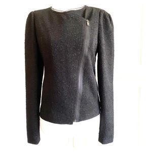 Ann Taylor black zip jacket.